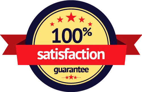 100% satisfaction guarantee
